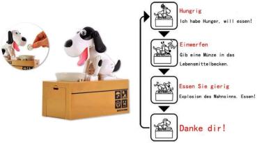 Choken Bako Spardose (Tip-Box) "tanzender Hund"